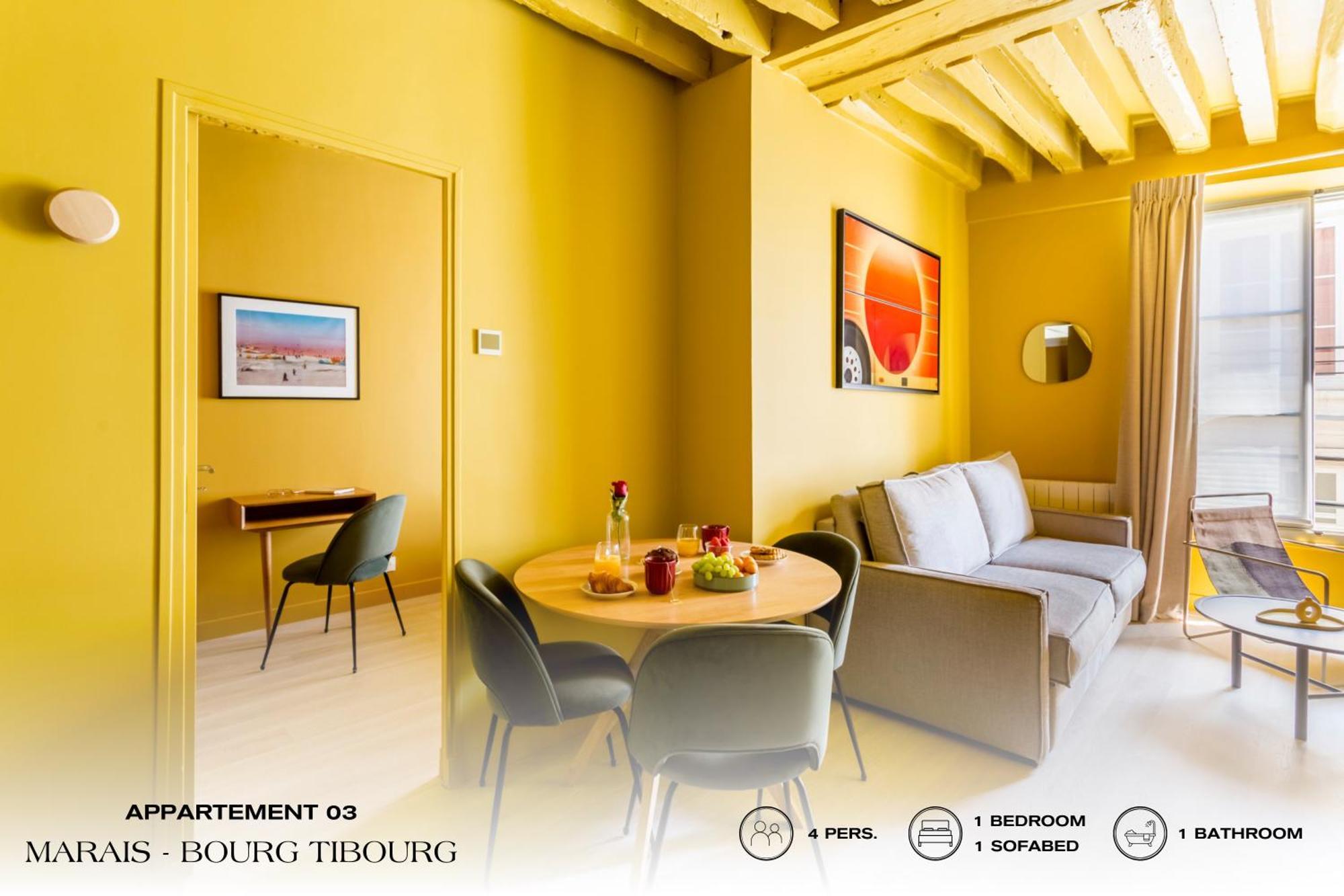 Beauquartier - Marais, Bourg Tibourg Apartment Paris Exterior photo